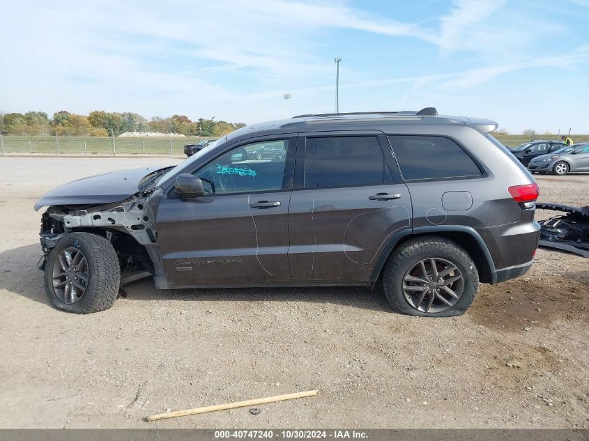 2016 Jeep Grand Cherokee 75Th Anniversary VIN: 1C4RJFAG1GC384592 Lot: 40747240