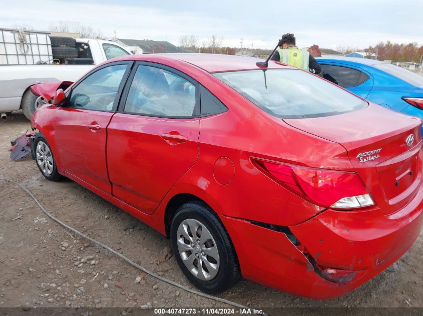 2016 Hyundai Accent Se VIN: KMHCT4AE2GU062357 Lot: 40747273