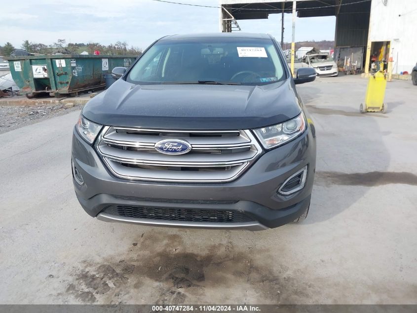 2017 Ford Edge Sel VIN: 2FMPK4J82HBB40447 Lot: 40747284