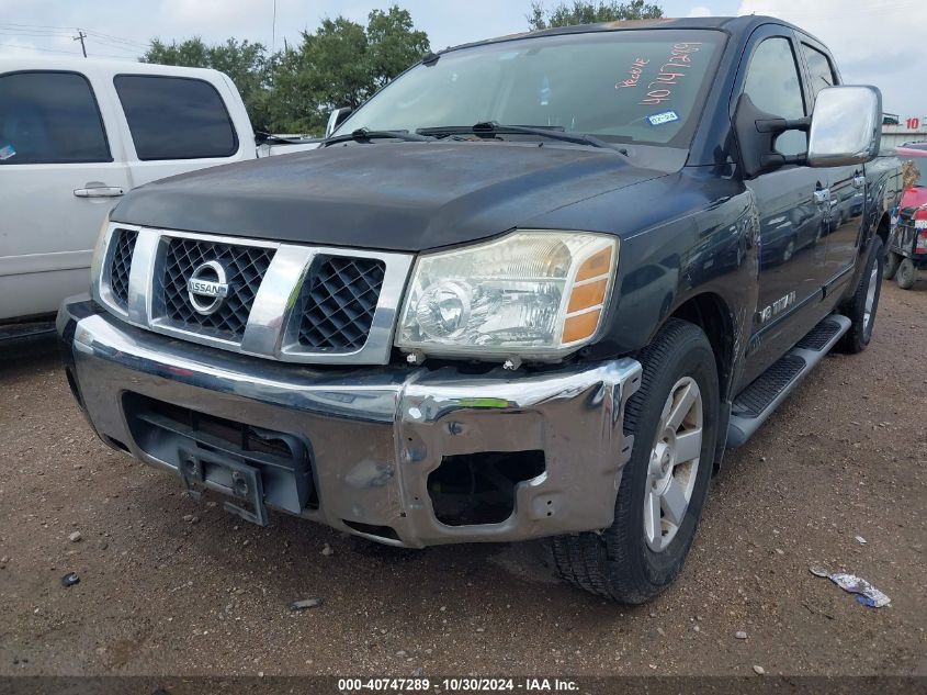 2005 Nissan Titan Le VIN: 1N6BA07A05N575744 Lot: 40747289