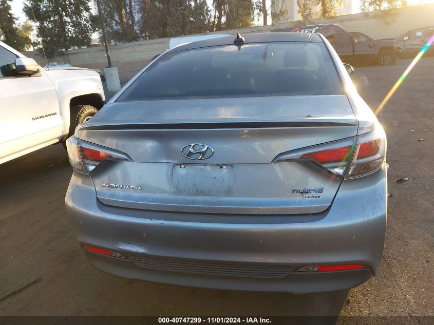 2017 Hyundai Sonata Hybrid Limited VIN: KMHE34L11HA044888 Lot: 40747299