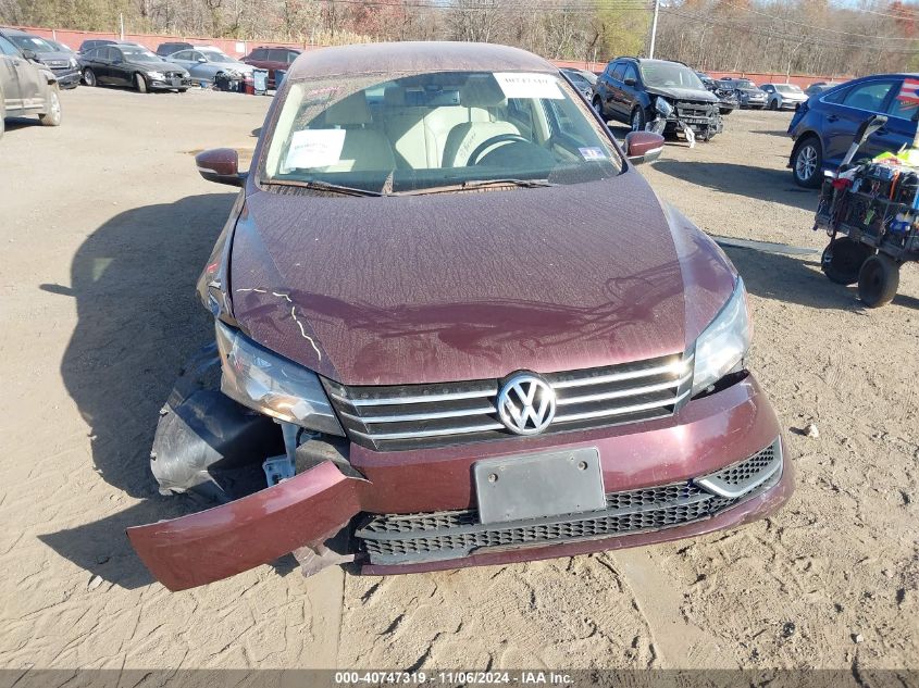 2013 Volkswagen Passat 2.5L Se VIN: 1VWBP7A32DC111950 Lot: 40747319