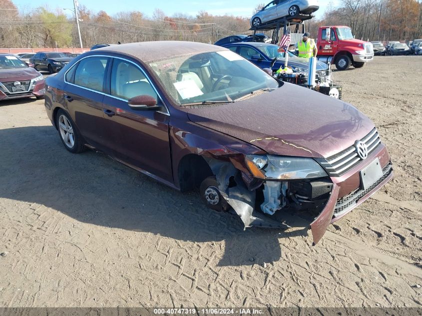 2013 Volkswagen Passat 2.5L Se VIN: 1VWBP7A32DC111950 Lot: 40747319