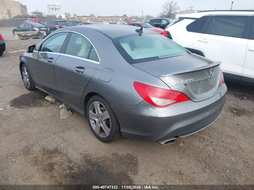 2015 Mercedes-Benz Cla 250 4Matic VIN: WDDSJ4GBXFN186040 Lot: 40747332