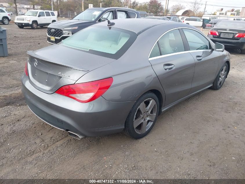 2015 Mercedes-Benz Cla 250 4Matic VIN: WDDSJ4GBXFN186040 Lot: 40747332