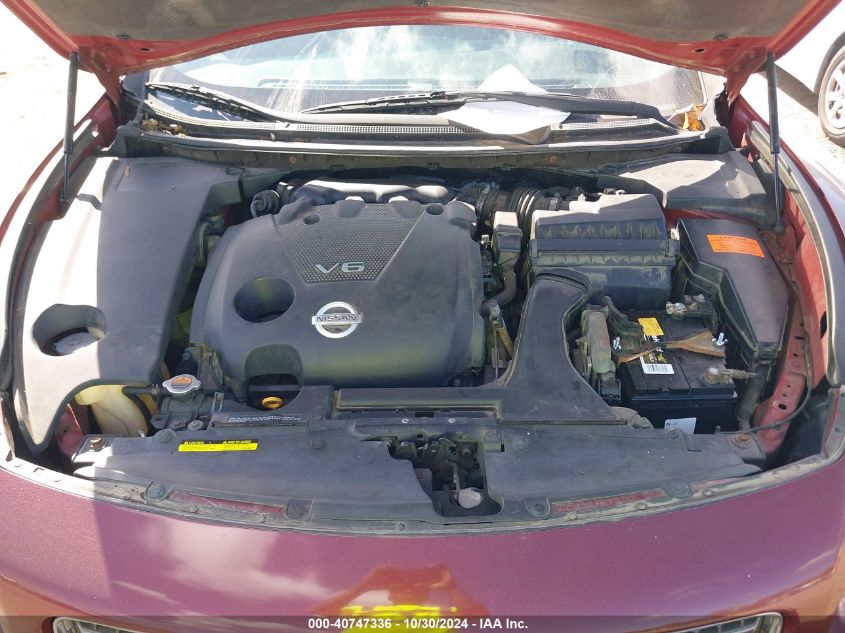2009 Nissan Maxima 3.5 S VIN: 1N4AA51E19C820842 Lot: 40747336