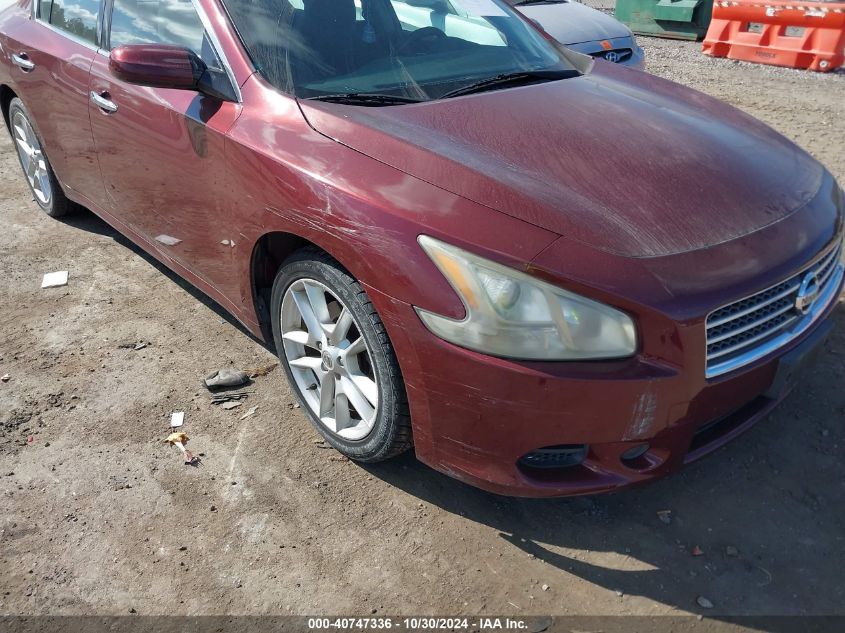 2009 Nissan Maxima 3.5 S VIN: 1N4AA51E19C820842 Lot: 40747336