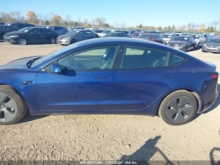 2022 Tesla Model 3 Long Range Dual Motor All-Wheel Drive VIN: 5YJ3E1EB7NF118277 Lot: 40747344