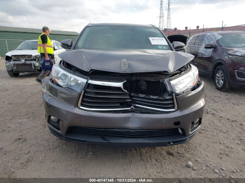 2016 Toyota Highlander Xle V6 VIN: 5TDJKRFH4GS232835 Lot: 40747348