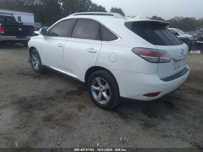 VIN 2T2ZK1BA5DC097300 2013 Lexus RX, 350 no.3