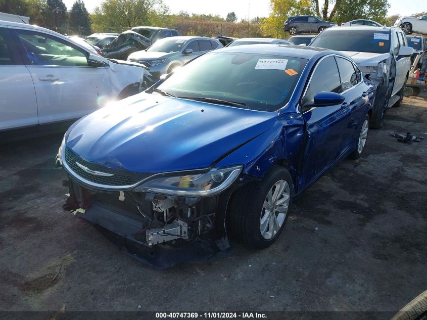 2016 Chrysler 200 Limited Platinum VIN: 1C3CCCAB6GN179202 Lot: 40747369