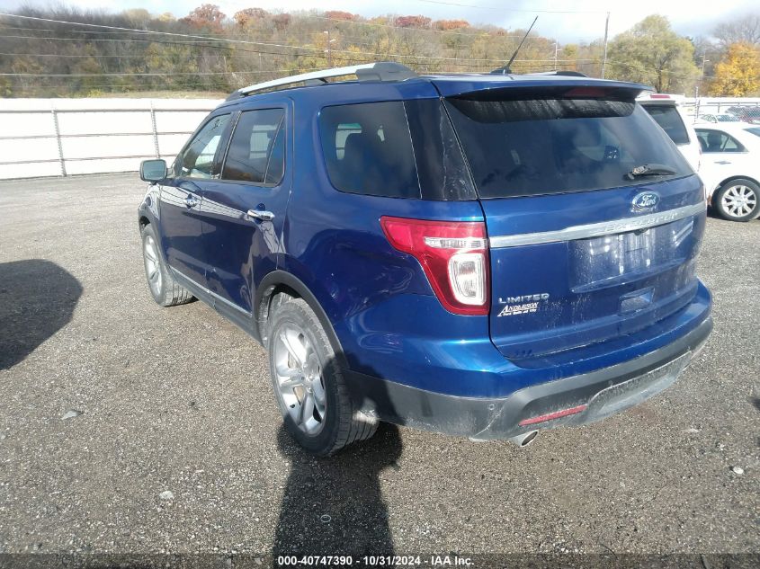 VIN 1FM5K7F88FGB90180 2015 FORD EXPLORER no.3