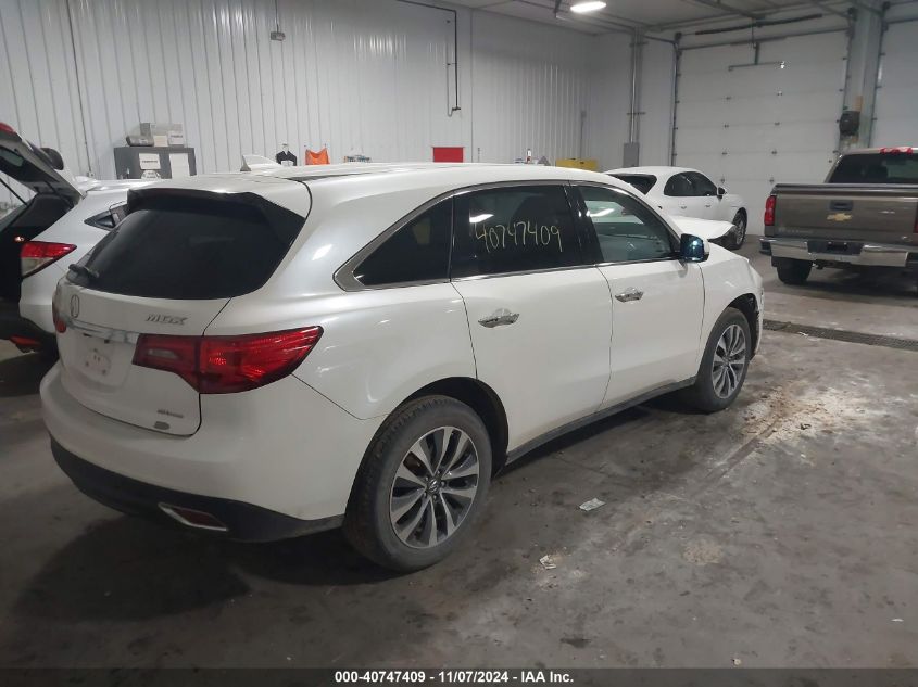 VIN 5FRYD4H45GB018428 2016 ACURA MDX no.4