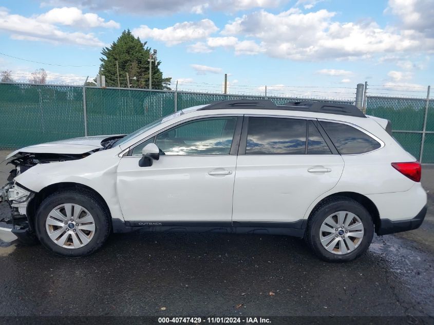 2018 Subaru Outback 2.5I Premium VIN: 4S4BSAFC1J3296281 Lot: 40747429