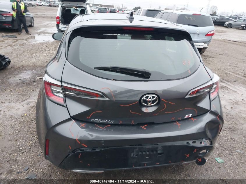 2022 Toyota Corolla Se VIN: JTND4MBE1N3155390 Lot: 40747484