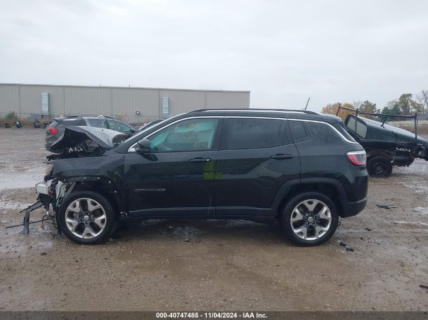 2021 Jeep Compass Limited 4X4 VIN: 3C4NJDCB8MT555584 Lot: 40747485