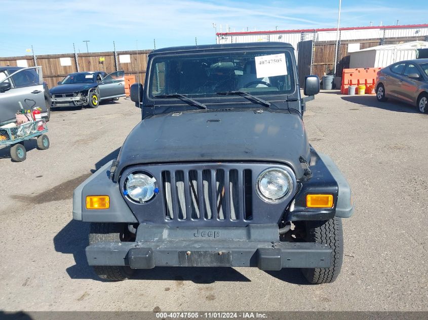 2006 Jeep Wrangler Se VIN: 1J4FA29186P714760 Lot: 40747505