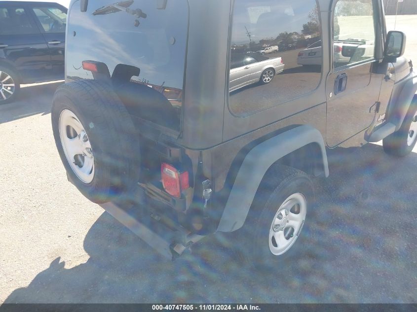 2006 Jeep Wrangler Se VIN: 1J4FA29186P714760 Lot: 40747505