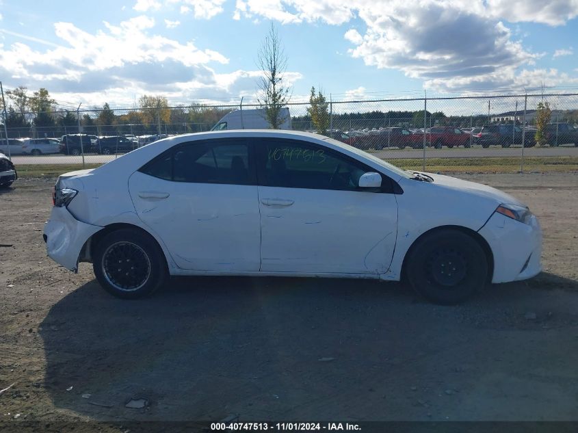 2016 Toyota Corolla Le VIN: 2T1BURHE6GC593297 Lot: 40747513