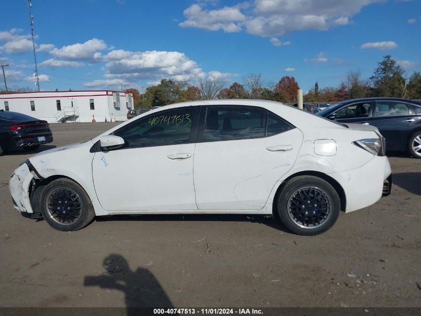 2016 Toyota Corolla Le VIN: 2T1BURHE6GC593297 Lot: 40747513