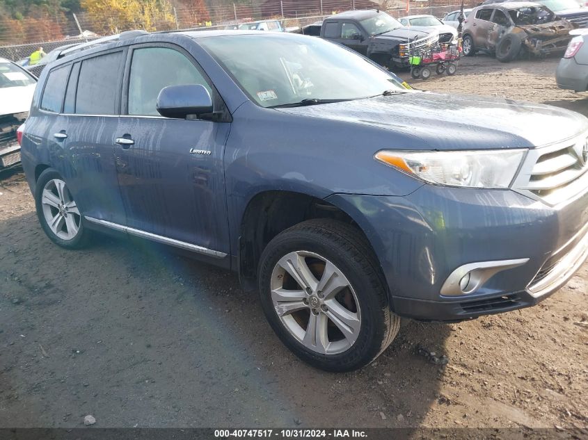 2013 Toyota Highlander Limited V6 VIN: 5TDDK3EH6DS242323 Lot: 40747517