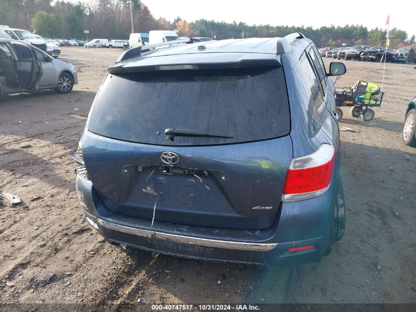 2013 Toyota Highlander Limited V6 VIN: 5TDDK3EH6DS242323 Lot: 40747517