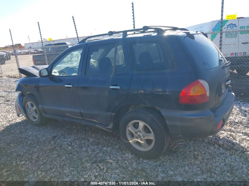 2004 Hyundai Santa Fe Gls/Lx VIN: KM8SC73E04U696367 Lot: 40747530