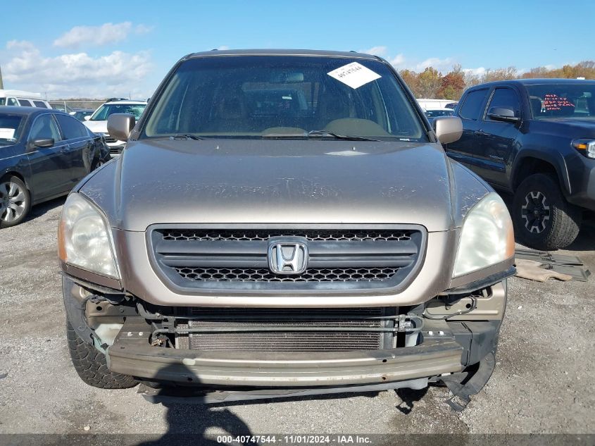 2003 Honda Pilot Ex-L VIN: 2HKYF18783H541409 Lot: 40747544