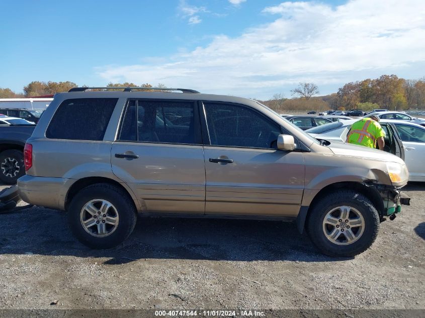 2003 Honda Pilot Ex-L VIN: 2HKYF18783H541409 Lot: 40747544