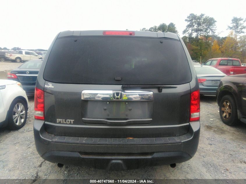 2012 Honda Pilot Lx VIN: 5FNYF3H22CB032947 Lot: 40747560