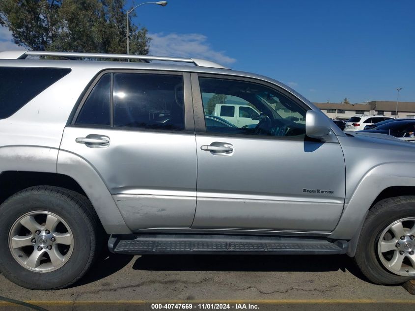 2004 Toyota 4Runner Sr5 Sport V8 VIN: JTEZT14R940015613 Lot: 40747669