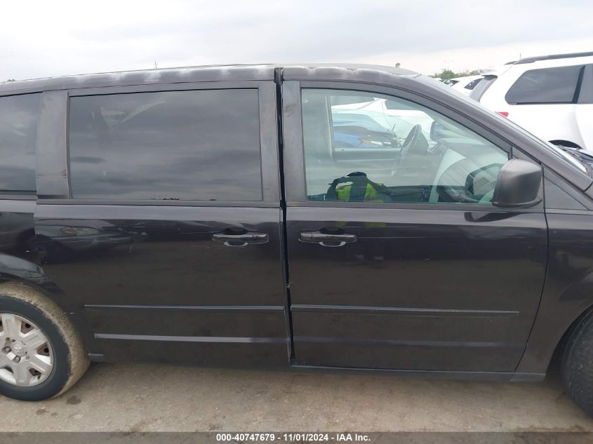 2010 Dodge Grand Caravan Se VIN: 2D4RN4DE8AR326287 Lot: 40747679