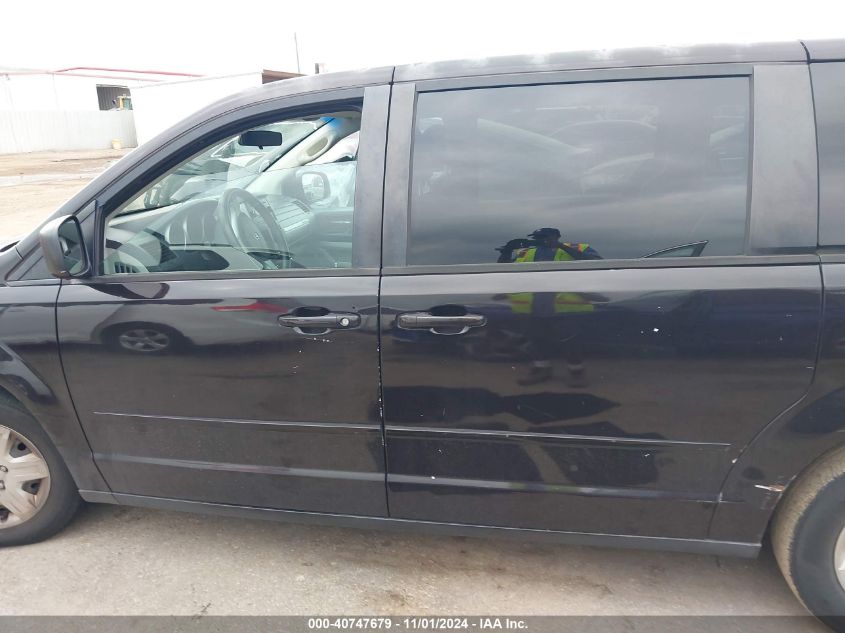 2010 Dodge Grand Caravan Se VIN: 2D4RN4DE8AR326287 Lot: 40747679