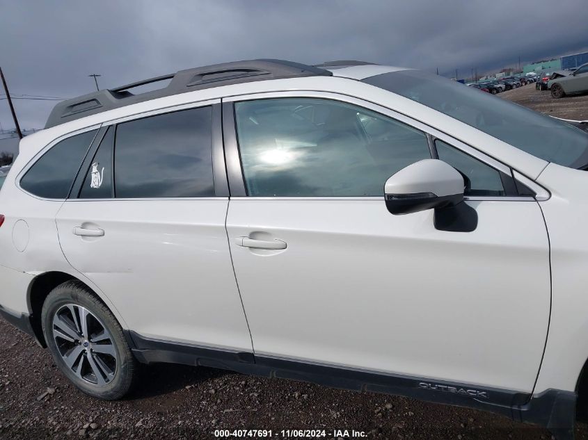 2018 Subaru Outback 2.5I Limited VIN: 4S4BSAKC6J3368940 Lot: 40747691