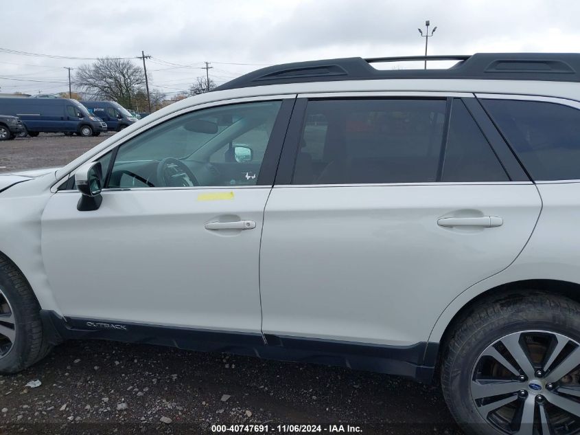 2018 Subaru Outback 2.5I Limited VIN: 4S4BSAKC6J3368940 Lot: 40747691