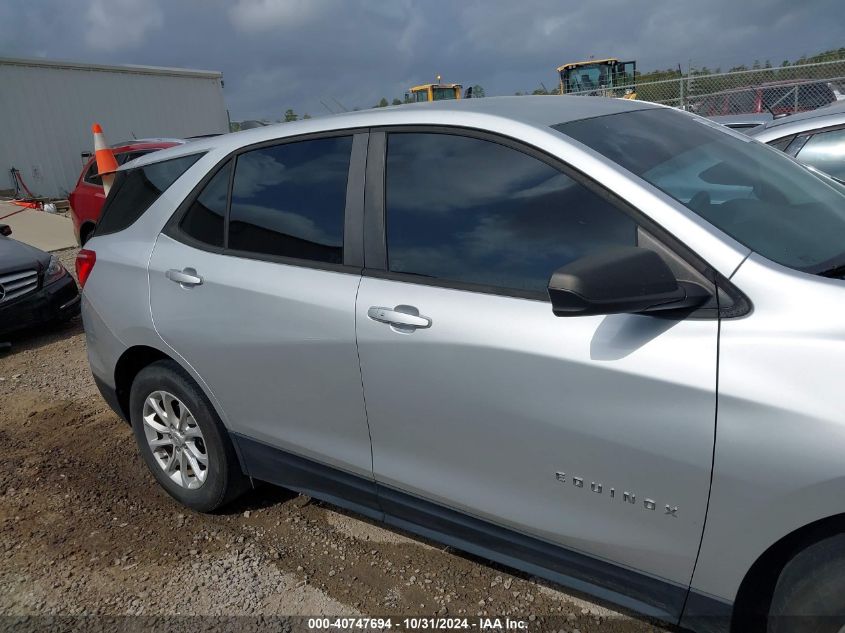 2020 Chevrolet Equinox Fwd Ls VIN: 3GNAXHEV5LS614310 Lot: 40747694