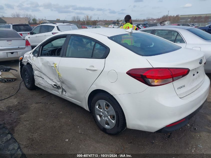 2017 Kia Forte Lx VIN: 3KPFK4A73HE115539 Lot: 40747713