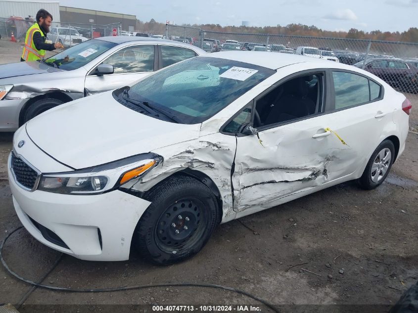 2017 Kia Forte Lx VIN: 3KPFK4A73HE115539 Lot: 40747713