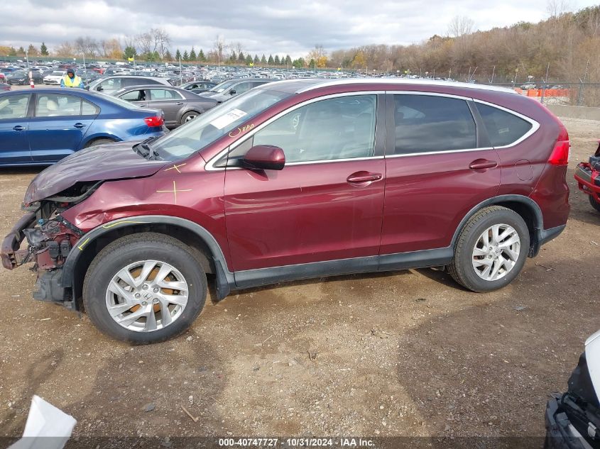 2015 Honda Cr-V Ex-L VIN: 5J6RM4H75FL048325 Lot: 40747727