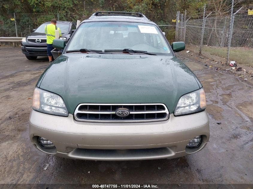 2002 Subaru Outback Limited VIN: 4S3BH686627657683 Lot: 40747755