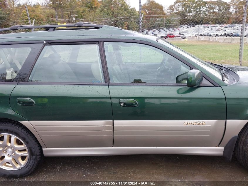 2002 Subaru Outback Limited VIN: 4S3BH686627657683 Lot: 40747755