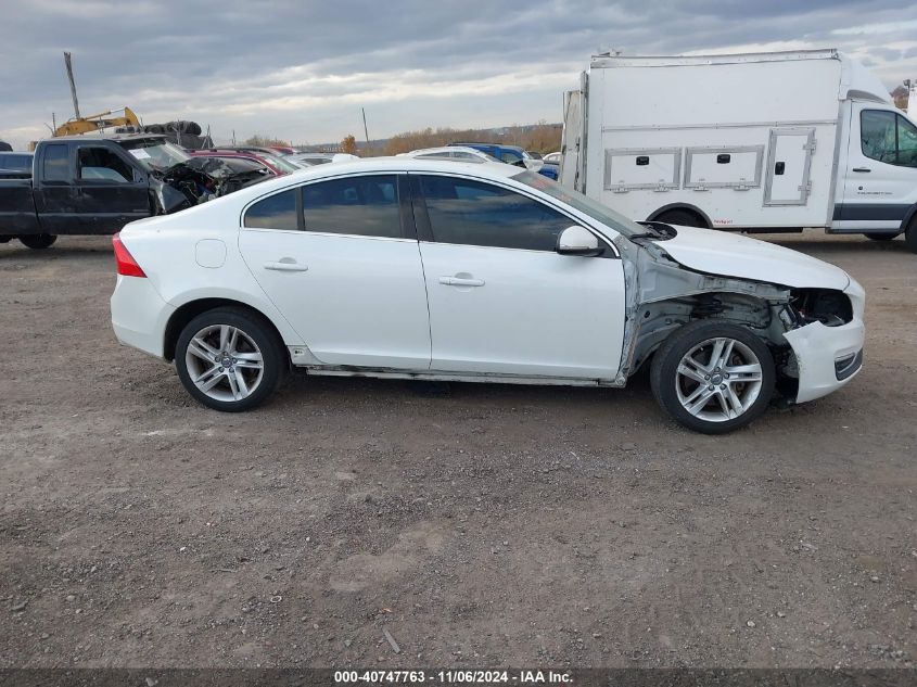 2014 Volvo S60 T5 Platinum VIN: YV1612FHXE2295467 Lot: 40747763