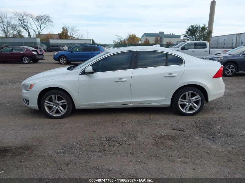 2014 Volvo S60 T5 Platinum VIN: YV1612FHXE2295467 Lot: 40747763