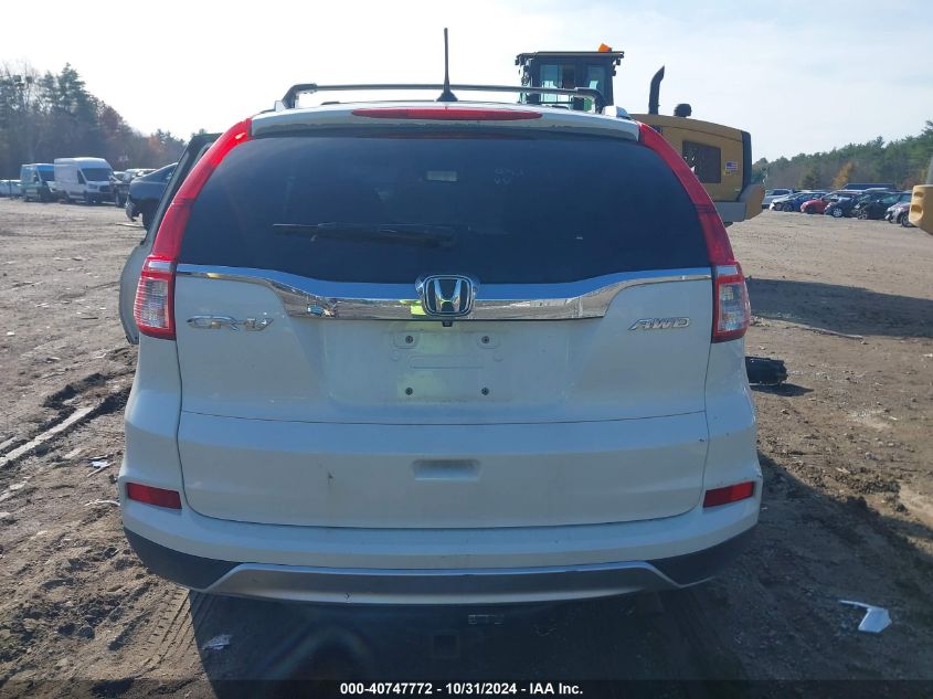 2015 Honda Cr-V Ex-L VIN: 5J6RM4H75FL009766 Lot: 40747772