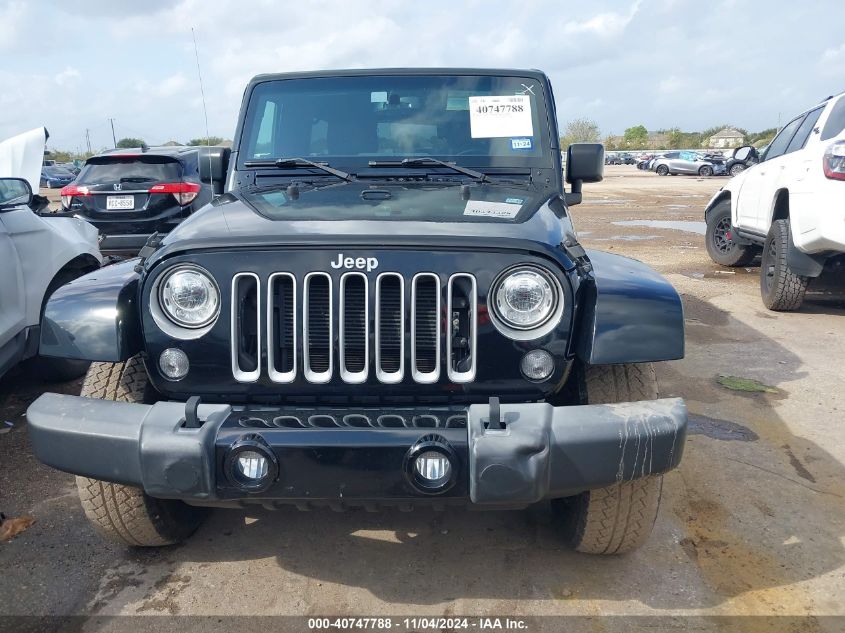 2017 Jeep Wrangler Unlimited Sahara 4X4 VIN: 1C4HJWEG0HL665760 Lot: 40747788