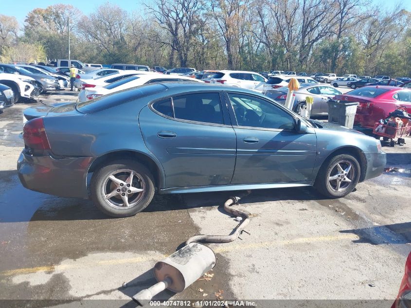 2006 Pontiac Grand Prix VIN: 2G2WP552261219654 Lot: 40747812