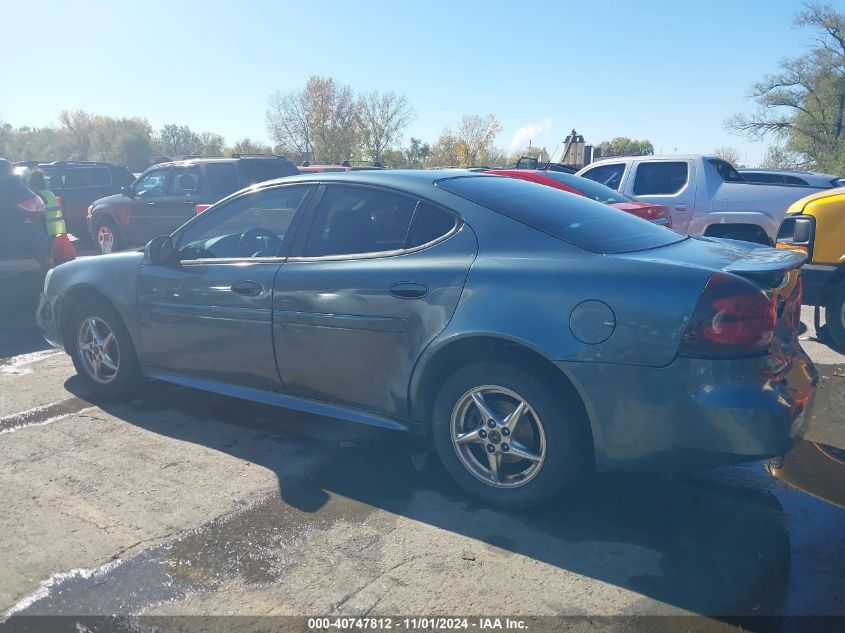 2006 Pontiac Grand Prix VIN: 2G2WP552261219654 Lot: 40747812