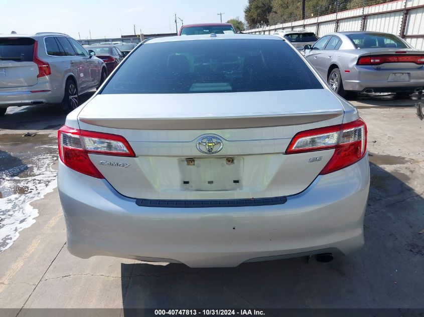 2014 Toyota Camry Se VIN: 4T1BF1FK2EU346911 Lot: 40747813