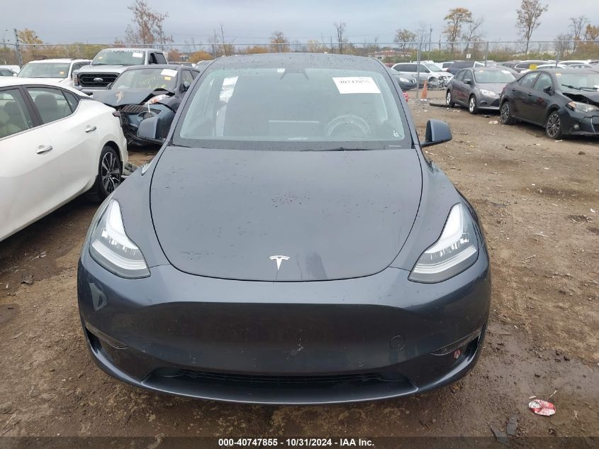 2021 TESLA MODEL Y LONG RANGE DUAL MOTOR ALL-WHEEL DRIVE - 5YJYGDEE2MF190286