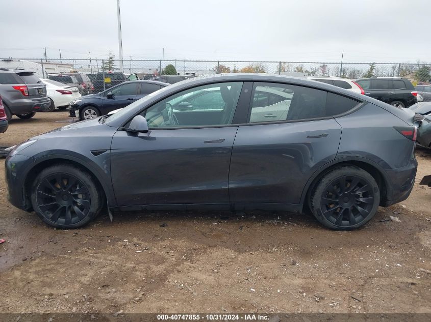 2021 Tesla Model Y Long Range Dual Motor All-Wheel Drive VIN: 5YJYGDEE2MF190286 Lot: 40747855